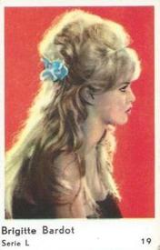 1960 Dutch Gum Serie L #19 Brigitte Bardot Front