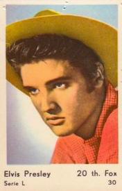 1960 Dutch Gum Serie L #30 Elvis Presley Front