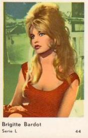 1960 Dutch Gum Serie L #44 Brigitte Bardot Front