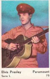 1960 Dutch Gum Serie L #75 Elvis Presley Front