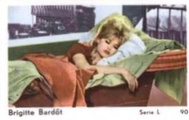 1960 Dutch Gum Serie L #90 Brigitte Bardot Front
