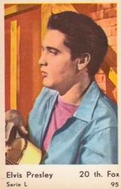 1960 Dutch Gum Serie L #95 Elvis Presley Front