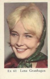 1962 Dutch Gum EX Set #Ex 61 Lena Granhagen Front