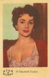 1962 Dutch Gum Star Bilder A #18 Elizabeth Taylor Front