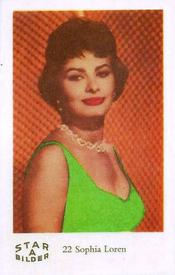 1962 Dutch Gum Star Bilder A #22 Sophia Loren Front