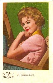 1962 Dutch Gum Star Bilder A #31 Sandra Dee Front