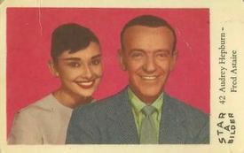1962 Dutch Gum Star Bilder A #42 Audrey Hepburn / Fred Astaire Front