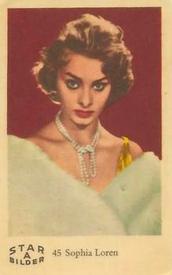 1962 Dutch Gum Star Bilder A #45 Sophia Loren Front
