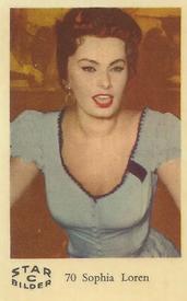 1963 Dutch Gum Star Bilder C #70 Sophia Loren Front