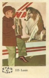 1963 Dutch Gum Star Bilder C #115 Lassie Front
