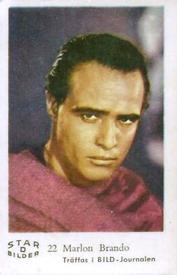 1963 Dutch Gum Star Bilder D #22 Marlon Brando Front