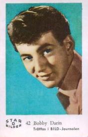 1963 Dutch Gum Star Bilder D #42 Bobby Darin Front