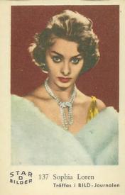 1963 Dutch Gum Star Bilder D #137 Sophia Loren Front