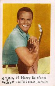 1964 Dutch Gum Star Bilder E #14 Harry Belafonte Front