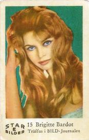 1964 Dutch Gum Star Bilder E #15 Brigitte Bardot Front