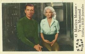 1964 Dutch Gum Star Bilder E #43 Marilyn Monroe / Yves Montand Front