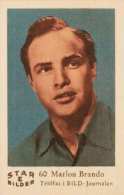1964 Dutch Gum Star Bilder E #60 Marlon Brando Front