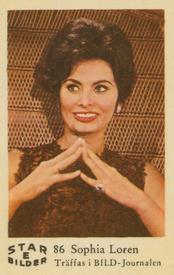 1964 Dutch Gum Star Bilder E #86 Sophia Loren Front