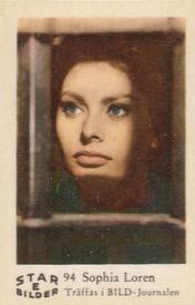 1964 Dutch Gum Star Bilder E #94 Sophia Loren Front