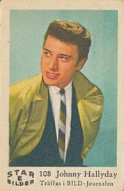 1964 Dutch Gum Star Bilder E #108 Johnny Hallyday Front