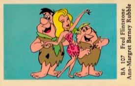 1965 Dutch Gum BA Set #BA107 Fred Flintstone / Barney Rubble / Ann-Margret Front