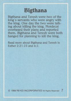 1989 Re-Ed Bible - Esther #7 Bigthana Back