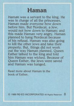 1989 Re-Ed Bible - Esther #8 Haman Back