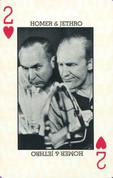 1971 RCA Country Music Playing Cards #2♥️ Homer & Jethro Front