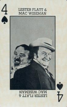 1971 RCA Country Music Playing Cards #4♠️ Lester Flatt / Mac Wiseman Front