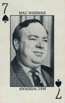 1971 RCA Country Music Playing Cards #7♠️ Mac Wiseman Front