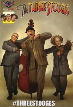 2018-19 RRParks Three Stooges Comic Book Series - Series 8 Promo #Promo 1 Playing Instruments Front