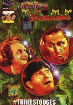 2018-19 RRParks Three Stooges Comic Book Series - Series 8 Promo #Promo 3 Merry Stoogemas Front