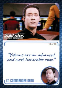 2022 Rittenhouse Star Trek The Next Generation Archives & Inscriptions #3 Lt. Commander Data Front