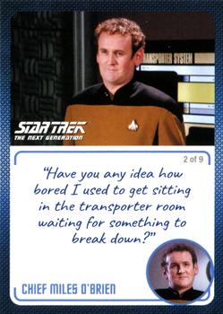 2022 Rittenhouse Star Trek The Next Generation Archives & Inscriptions #15 Chief Miles O'Brien Front