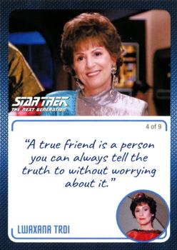 2022 Rittenhouse Star Trek The Next Generation Archives & Inscriptions #23 Lwaxana Troi Front