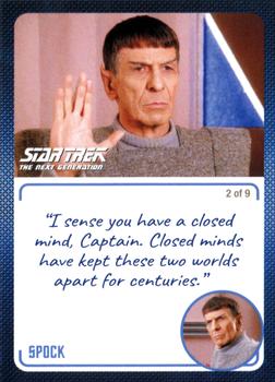 2022 Rittenhouse Star Trek The Next Generation Archives & Inscriptions #33 Spock Front