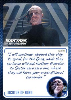 2022 Rittenhouse Star Trek The Next Generation Archives & Inscriptions #47 Locutus of Borg Front