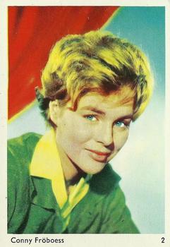 1960 Leaf Sales Confectionery Film Stars #2 Conny Froboess Front