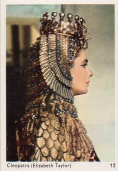1960 Leaf Sales Confectionery Film Stars #12 Cleopatra Front