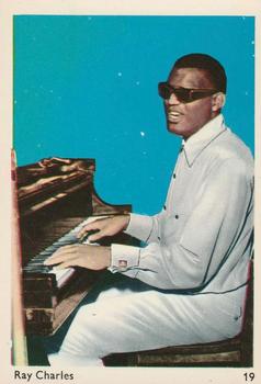 1960 Leaf Sales Confectionery Film Stars #19 Ray Charles Front