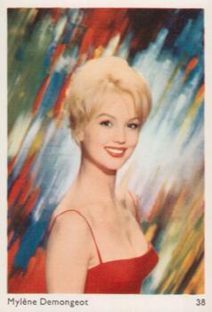 1960 Leaf Sales Confectionery Film Stars #38 Mylene Demongeot Front