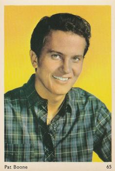 1960 Leaf Sales Confectionery Film Stars #65 Pat Boone Front