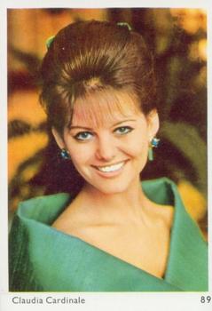 1960 Leaf Sales Confectionery Film Stars #89 Claudia Cardinale Front