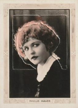 1927 BAT Stars of Filmland (Westminster) #16 Phyllis Haver Front