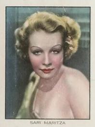 1935 BAT Cinema Celebrities C (Large) #10 Sari Maritza Front