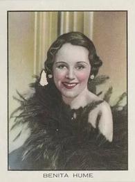 1935 BAT Cinema Celebrities C (Large) #11 Benita Hume Front