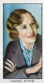 1935 BAT Cinema Celebrities C (Small) #45 Madge Evans Front
