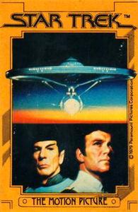 1979 Avia Star Trek: The Motion Picture Vending Stickers #NNO U.S.S. Enterprise / Captain Kirk / Mr. Spock Front