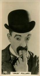 1925 British American Tobacco Cinema Stars Set 1 #38 Snub Pollard Front