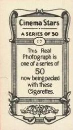 1925 British American Tobacco Cinema Stars Set 2 #17 Reginald Denny Back